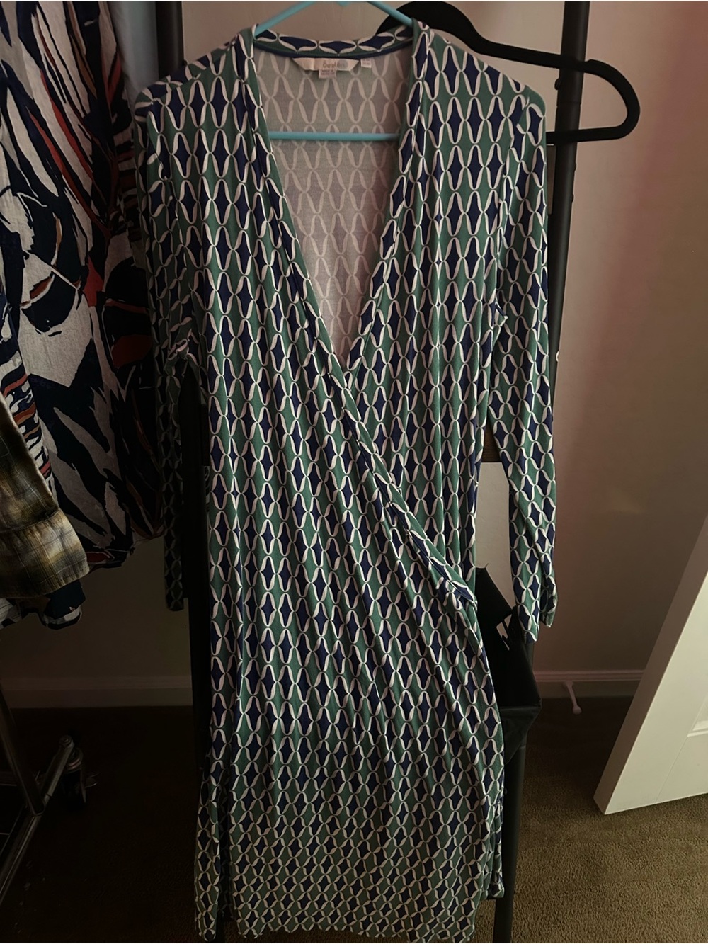 Boden wrap dress size 10